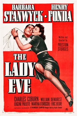 The Lady Eve Poster with Hanger