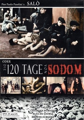 Salò o le 120 giornate di Sodoma Wooden Framed Poster