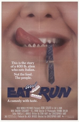 Eat and Run Poster with Hanger
