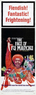 The Face of Fu Manchu pillow