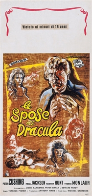 The Brides of Dracula Metal Framed Poster
