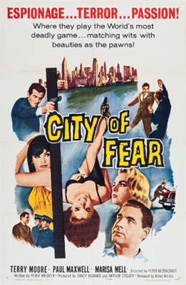 City of Fear Metal Framed Poster