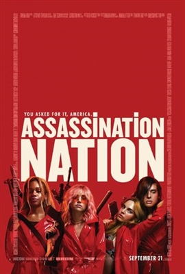Assassination Nation Poster with Hanger