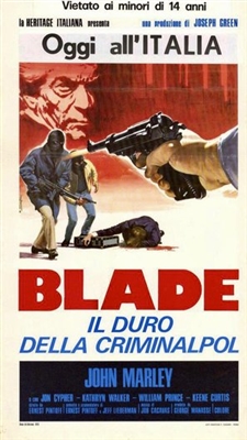 Blade Wooden Framed Poster