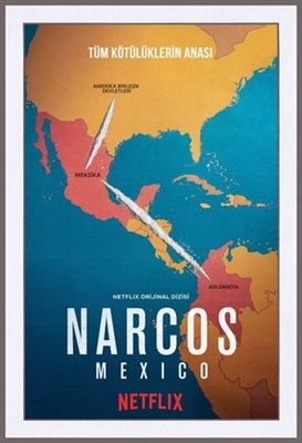 Narcos Metal Framed Poster