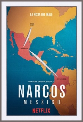 Narcos Metal Framed Poster