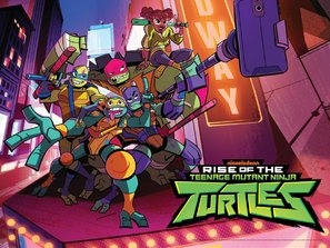 Rise of the Teenage Mutant Ninja Turtles Wooden Framed Poster
