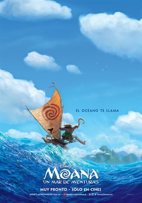 Moana Poster with Hanger