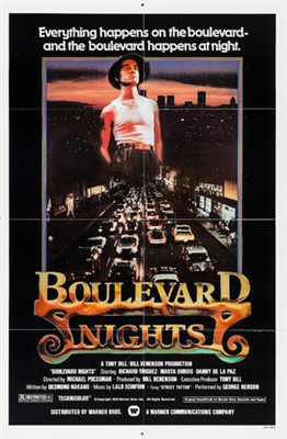 Boulevard Nights Poster with Hanger