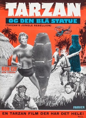 Tarzan's Jungle Rebellion Metal Framed Poster