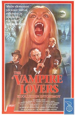 The Vampire Lovers Metal Framed Poster