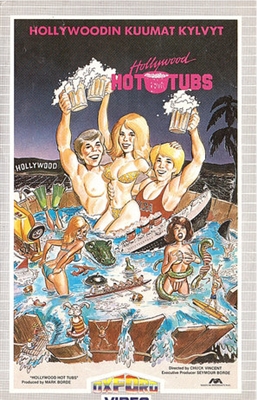 Hollywood Hot Tubs Poster with Hanger