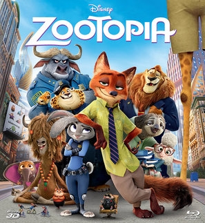 Zootopia Wooden Framed Poster