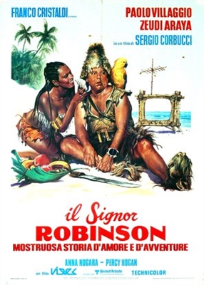 Signor Robinson, mostruosa storia d'amore e d'avventure, Il poster