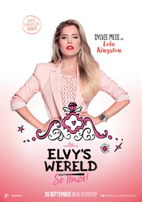Elvy's Wereld So Ibiza! Wooden Framed Poster