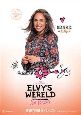 Elvy's Wereld So Ibiza! Wooden Framed Poster