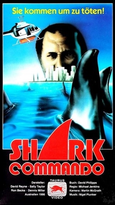 Shark's Paradise Wooden Framed Poster