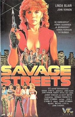 Savage Streets Movie POSTER 1984 Thriller/Indie 