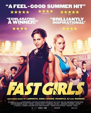 Fast Girls Wooden Framed Poster