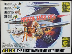 Moon Zero Two Wooden Framed Poster