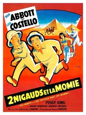 Abbott and Costello Meet the Mummy Canvas Poster