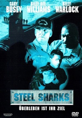 Steel Sharks Wooden Framed Poster