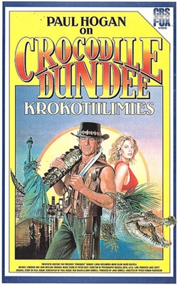Crocodile Dundee Wooden Framed Poster