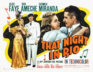 That Night in Rio Wooden Framed Poster