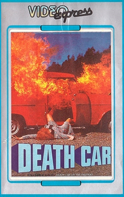 Death Car on the Freeway Canvas Poster