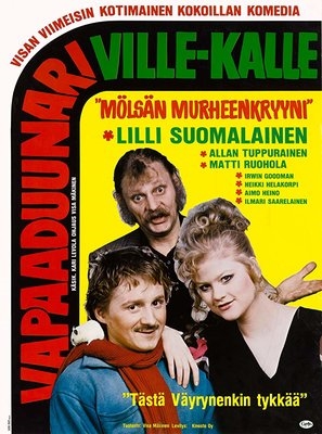Vapaa duunari Ville-Kalle Metal Framed Poster