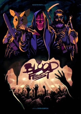 Blood Fest Poster with Hanger
