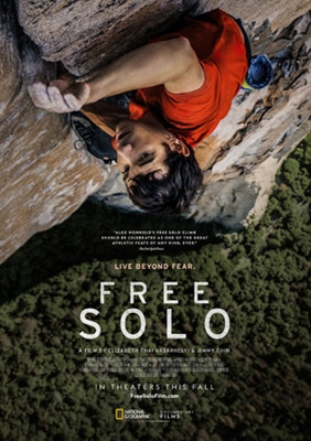 Free Solo Wooden Framed Poster
