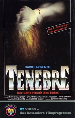 Tenebre Poster with Hanger