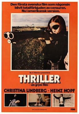Thriller - en grym film Canvas Poster