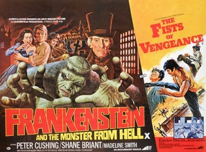 Frankenstein and the Monster from Hell mouse pad