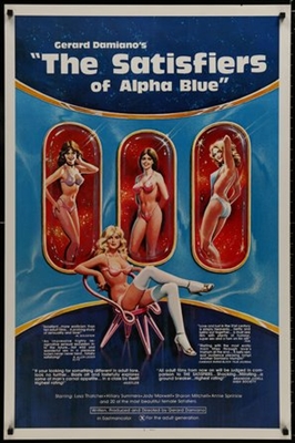 The Satisfiers of Alpha Blue Metal Framed Poster
