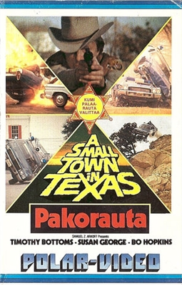 A Small Town in Texas Metal Framed Poster