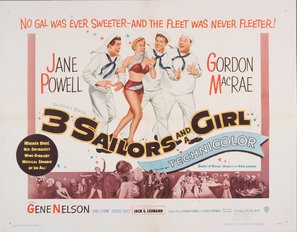 Three Sailors and a Girl Poster with Hanger