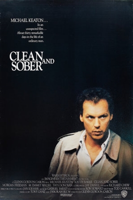 Clean and Sober Poster with Hanger
