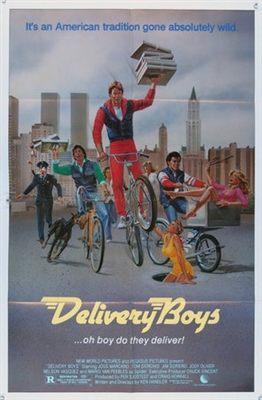 Delivery Boys Wooden Framed Poster