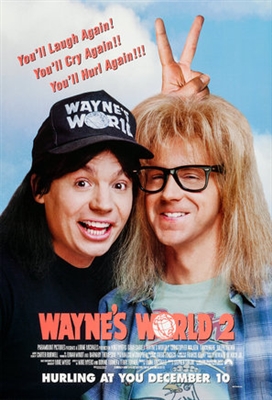Wayne's World 2 Wooden Framed Poster