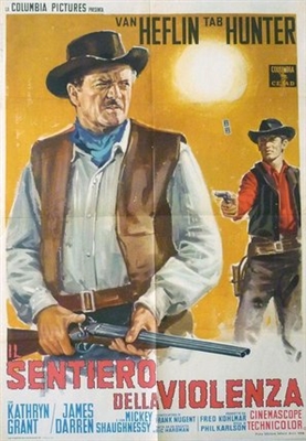 Gunman's Walk Wooden Framed Poster
