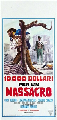 10.000 dollari per un massacro Poster with Hanger