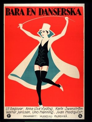 Bara en danserska Wooden Framed Poster