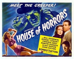 House of Horrors Poster with Hanger