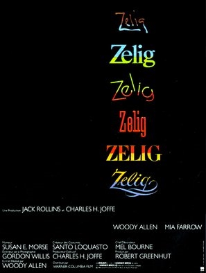 Zelig Poster with Hanger
