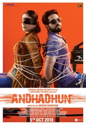 Andhadhun Poster with Hanger