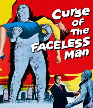 Curse of the Faceless Man Metal Framed Poster