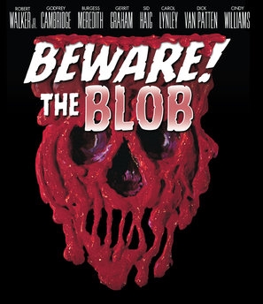 Beware! The Blob Wood Print