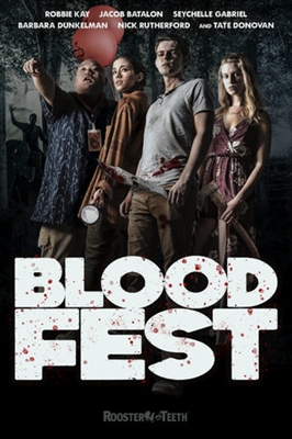 Blood Fest Wooden Framed Poster